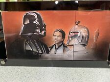 2022 Topps Star Wars Masterwork Triptych Sketch Card 1/1 Altering The Deal picture