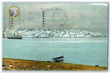 1912 Muir Glacier At The Head Of Glacier Bay Alaska AK Exposition Boats Postcard picture