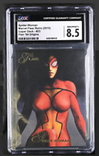 2015 Marvel Fleer Retro Flair '94 Origins Spider-Woman #23, CGC Graded 8.5 picture
