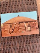 Postcard Indian Native American Navajo Hogan Postcard Old Vintage Card picture