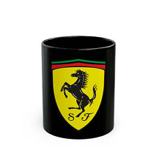 Ferrari Car Logo v2 - Black Coffee Mug (11oz, 15oz) picture