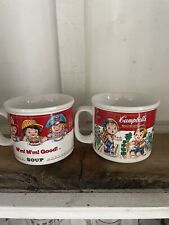1993 Campbell’s Soup 14 Fl. oz Soup Mugs by West Wood M’m M’m Good Lot of 2 picture