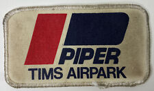VTG PIPER TIMS AIRPARK (Austin Executive Airpark) Sew On Patch Aviation Aircraft picture