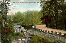Vintage Postcard Lincoln Drive Wissahickon Philadelphia Pennsylvania Scene  picture