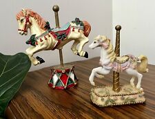 Two Russ Berrie Carousel Horses picture