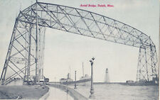 VINTAGE POSTCARD AERIAL BRIDGE AT DULUTH MINNESOTA POSTED 1908 RARE picture