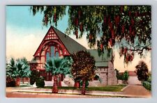 Pasadena CA-California, All Saints Church Episcopal, Antique, Vintage Postcard picture