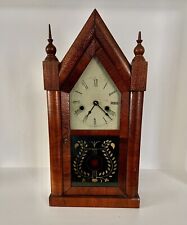 Antique New Haven Victorian Steeple Mantel Shelf Clock (ca 1850’s) picture