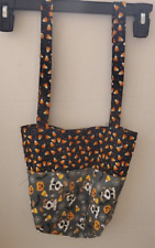 Reversible Halloween Trick or Treat Bag, Handmade,Dogs with candy corn, pumpkins picture