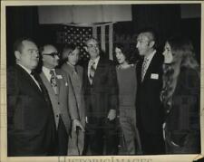 1973 Press Photo Democratic political candidates meet in Rotterdam, New York picture