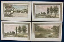 1910 GIBSON ART CO. SCENIC POSTCARDS (8) - vintage Victorian antiques, unused picture
