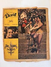 November 1967 Dixie Magazine New Orleans Times Picayune Vintage Saints Paper picture