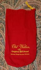 Old Weller Bourbon Felt Bag. Old Weller The Original 107 Proof Bottle Bag. picture