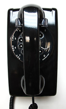 Black American Made 554 Wall Telephone - Full Restoration picture
