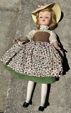VTG 1966 Madame Alexander 17” Maria Jointed Doll The Sound Of Music Clothes Hat picture