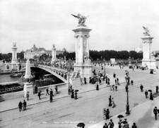 Paris Viiith District The Bridge Alexandreiii By 1900 France Old Photo picture