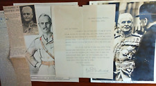 Field Marshal Lord Birdwood Signed 1916 ANZAC Corps Letter/Photo/Portrait Print picture