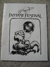Rare Oddball Vintage 1983 Comic Fantasy Festival Program Booklet picture