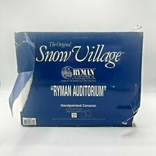 1995 Department 56 Snow Village Ryman Auditorium 54855 Grande Ole Opry Christmas picture