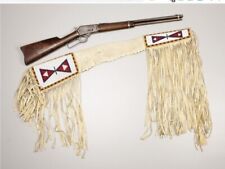 Indian Beaded Gun Cover Native American Sioux  Premium Leather Rifle Scabbard picture
