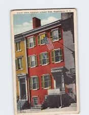 Postcard House Where Abraham Lincoln Died Washington DC USA picture