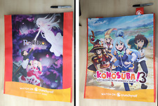 Anime Expo 2024 Konosuba3 & Re:Zero large Crunchyroll tote bags picture