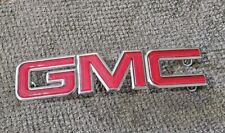 GMC Red Grill Emblem Vntage Plastic  #15682309 Craft Art Mancave Garage Decor picture