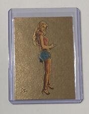Daisy Duke Gold Plated Artist Signed The Dukes Of Hazzard Trading Card 1/1 picture