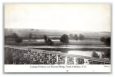 HUDSON South Dakota SD ~ RAILROAD BRIDGE Lincoln County picture