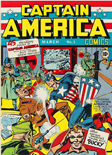 Facsimile reprint covers only to CAPTAIN AMERICA COMICS #1 - Timely (1941) picture