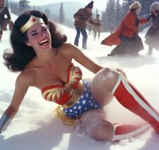 LYNDA CARTER - FALLING ON THE SNOW ???? picture