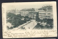 Latvia 1900 Riga ,Thronfolger Boulv. old postcard picture