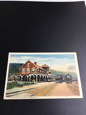 1917 East Salamanca, NY Postcard - Railroad Station 1675 picture