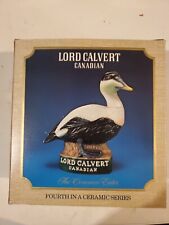 VINTAGE 1980 LORD CALVERT COMMON EIDER 4TH IN SERIES DUCK DECANTER W/ ORIG. BOX picture
