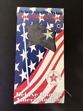 Annin Vintage Deluxe Nylon United States  Flag Embroidered Stars 4x6 feet 1994 picture