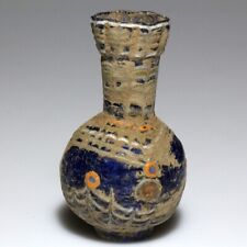 Ancient Phoenician colored bottle-barrel shape with long neck-circa 1000-700 B.C picture