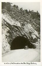 BLUE RIDGE PARKWAY One of the tunnels RPPC POSTCARD Vintage 1930/40 Real Photo picture