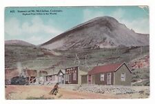 c1910 MT MOUNT MCCLELLAN COLORADO GHOST TOWN STEAM TRAIN VINTAGE POSTCARD CO OLD picture