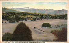 Postcard CO Sky Line Drive Pikes Peak from Road to Royal Gorge Vintage PC G7610 picture