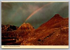 Postcard Rainbow  South Dakota Badlands National Monument   F 3 picture