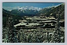 Banff-Alberta, Banff And Bow Valley, Vintage Postcard picture