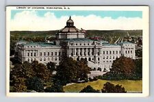 Washington DC, Library of Congress, Antique Vintage Souvenir Postcard picture
