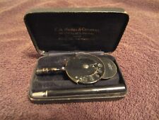 RARE VINTAGE F.A. Hardy & Co. loring ophthalmoscope with case picture