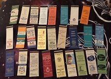 Lot of 25 Vintage Matchcovers Massachusetts  MA 20 Strike Matchbook Covers picture