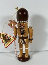 KATHE WOHLFAHRT Wooden Nutcracker  Christmas Tree Ornament Germany picture