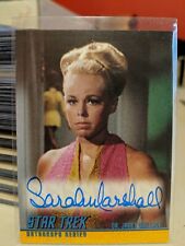 Quotable Star Trek TOS Sarah Marshall A95 Autograph Card as Dr. Janet Wallace NM picture
