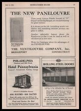 1926 Moeschl Edwards Corrugating Cincinnati Ohio Rolling Steel Doors Print Ad picture
