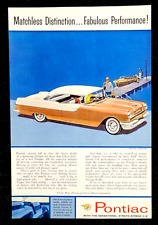 1955 Two-Toned 2-Door Hardtop Pontiac Catalina 870 Vintage Print Ad picture