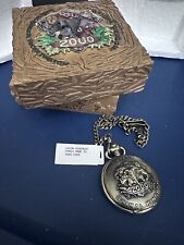 NOB Disney's Animal Kingdom 2000 Pocket Watch Limited Edition w/ Tags Paperwork picture