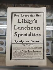 Libby's food ad Early 1900's Chicago Harper's Magazine  picture